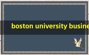 boston university business school